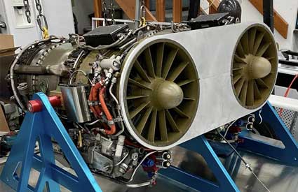 Jet powered turbine engine performance and repair service done by Gulf Coast Marine Service